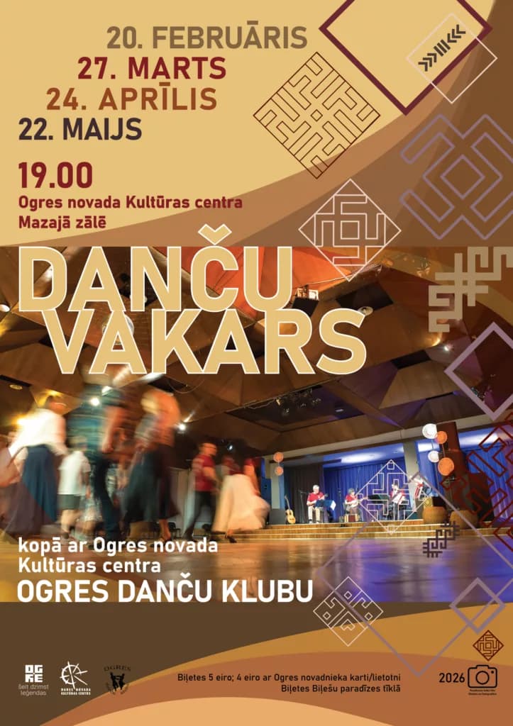 DANČU VAKARS kopā ar Ogres danču klubu