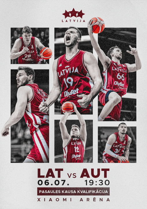 Latvija - Austrija. FIBA Pasaules kauss 2027. Kvalifikācija