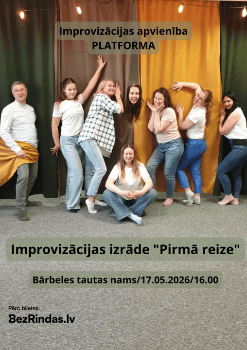 Improvizācijas apvienības PLATFORMA izrāde "Pirmā reize"