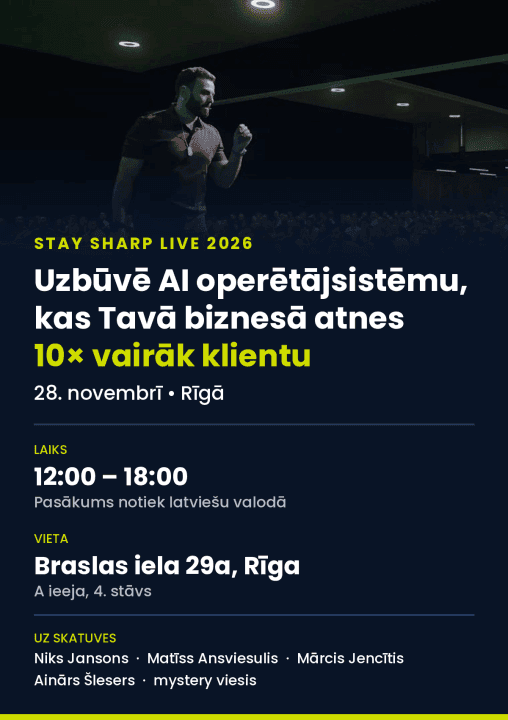 Stay Sharp LIVE