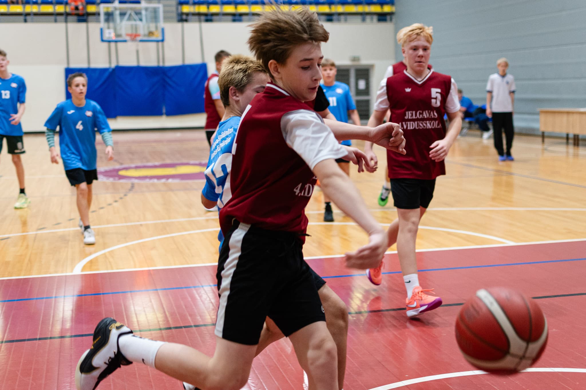 Jelgavas 56. skolēnu spartakiāde basketbolā