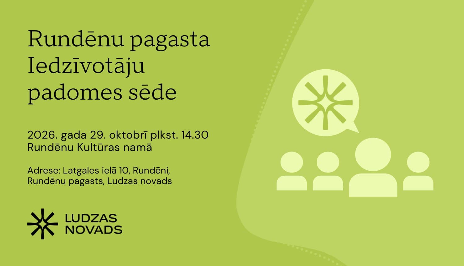 Rundēnu pagasta Iedzīvotāju padomes sēde