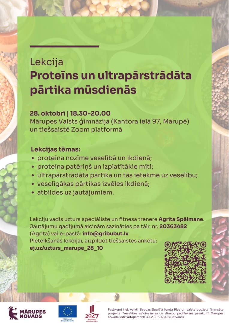 Lekcija par svarīgo: proteīns un ultrapārstrādāta pārtika mūsdienās