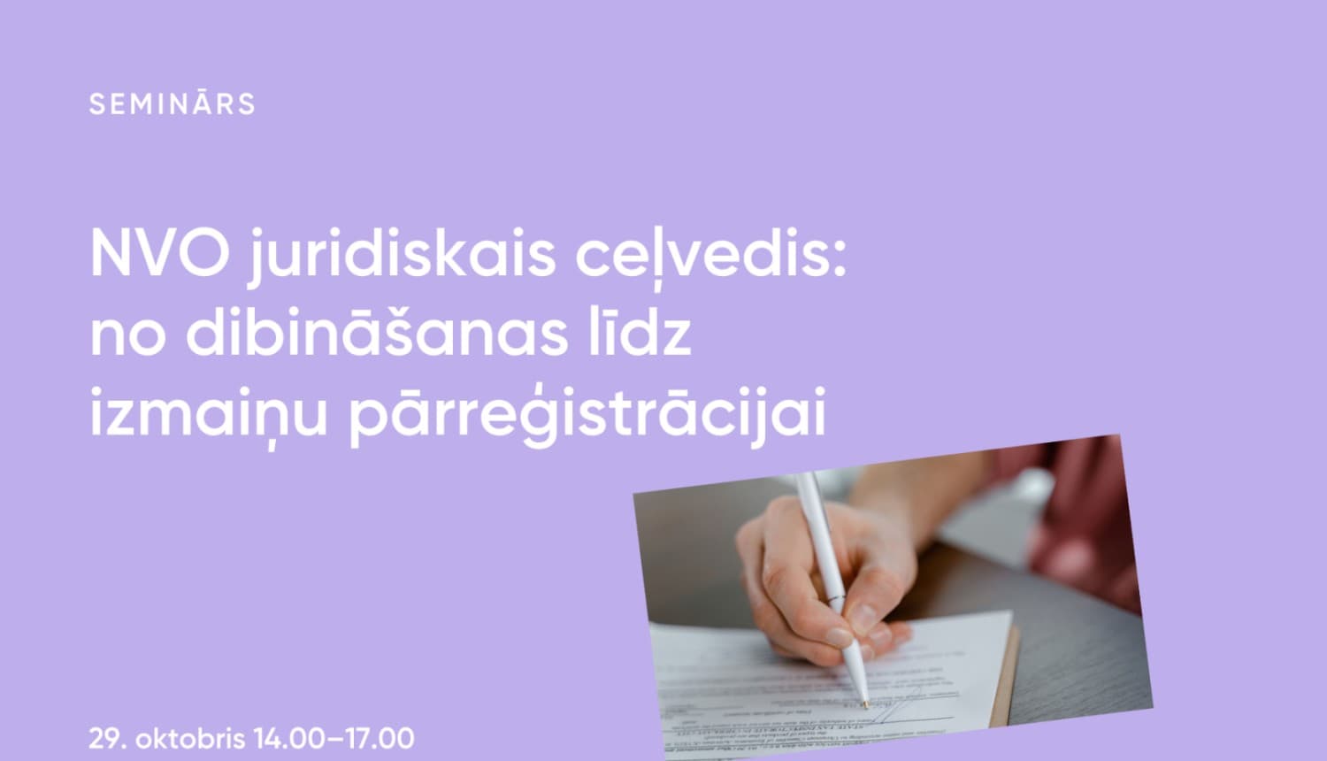 NVO juridiskais ceļvedis: no dibināšanas līdz izmaiņu pārreģistrācijai