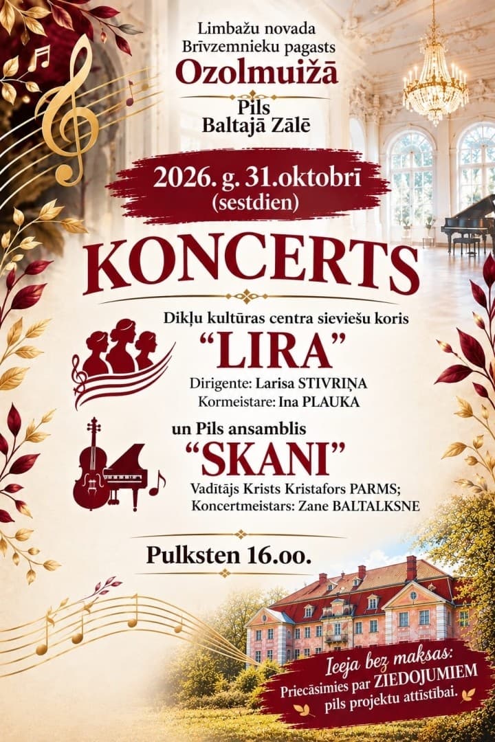 Koncerts Ozolmuižā