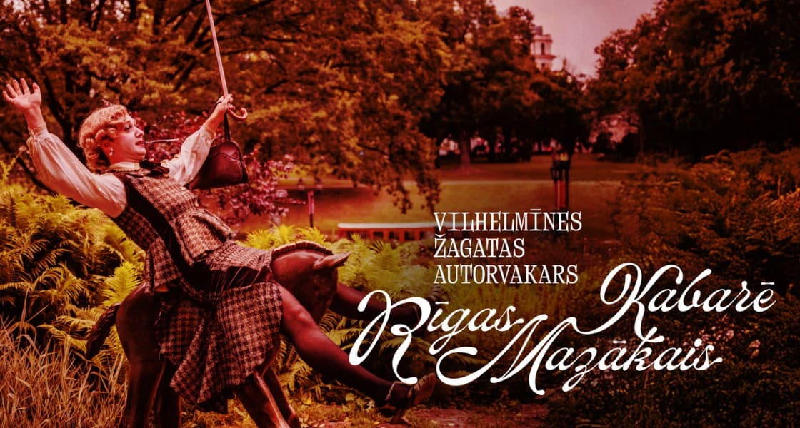 Vilhelmīnes Žagatas autorvakars Rīgas Mazākajā kabarē