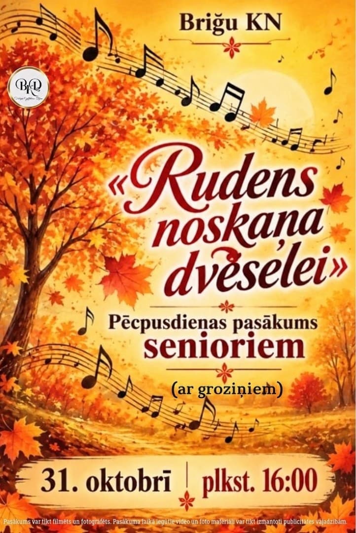 Pasākums senioriem „Rudens noskaņa dvēselei”