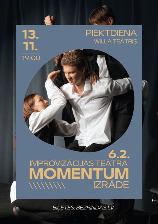 Improvizācijas teātra MOMENTUM izrāde 6.2