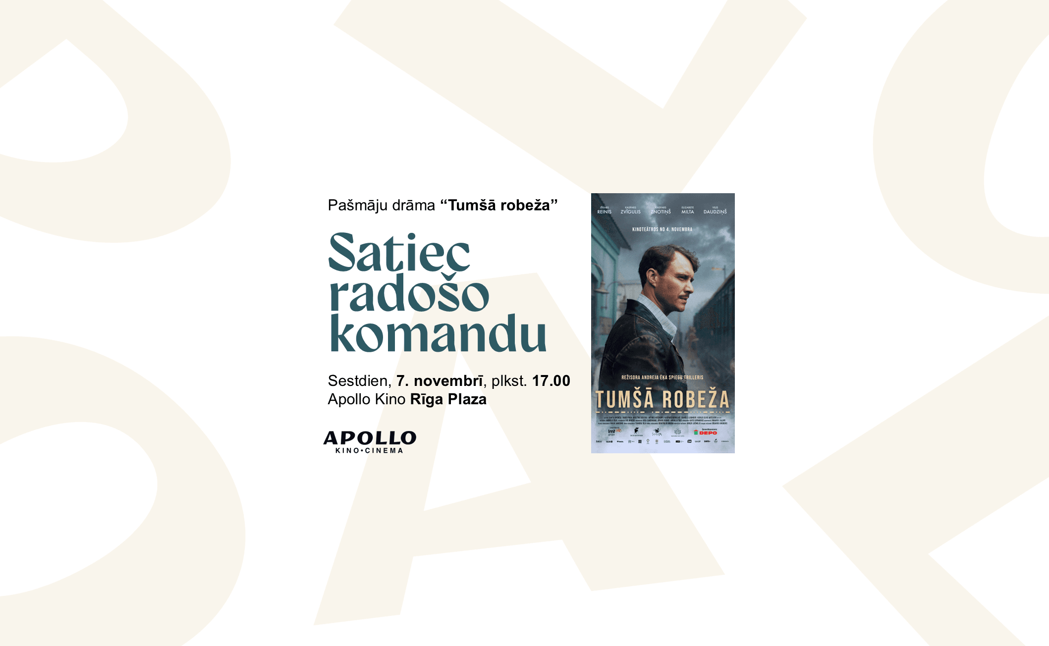 Satiec filmas "Tumšā robeža" radošo komandu!