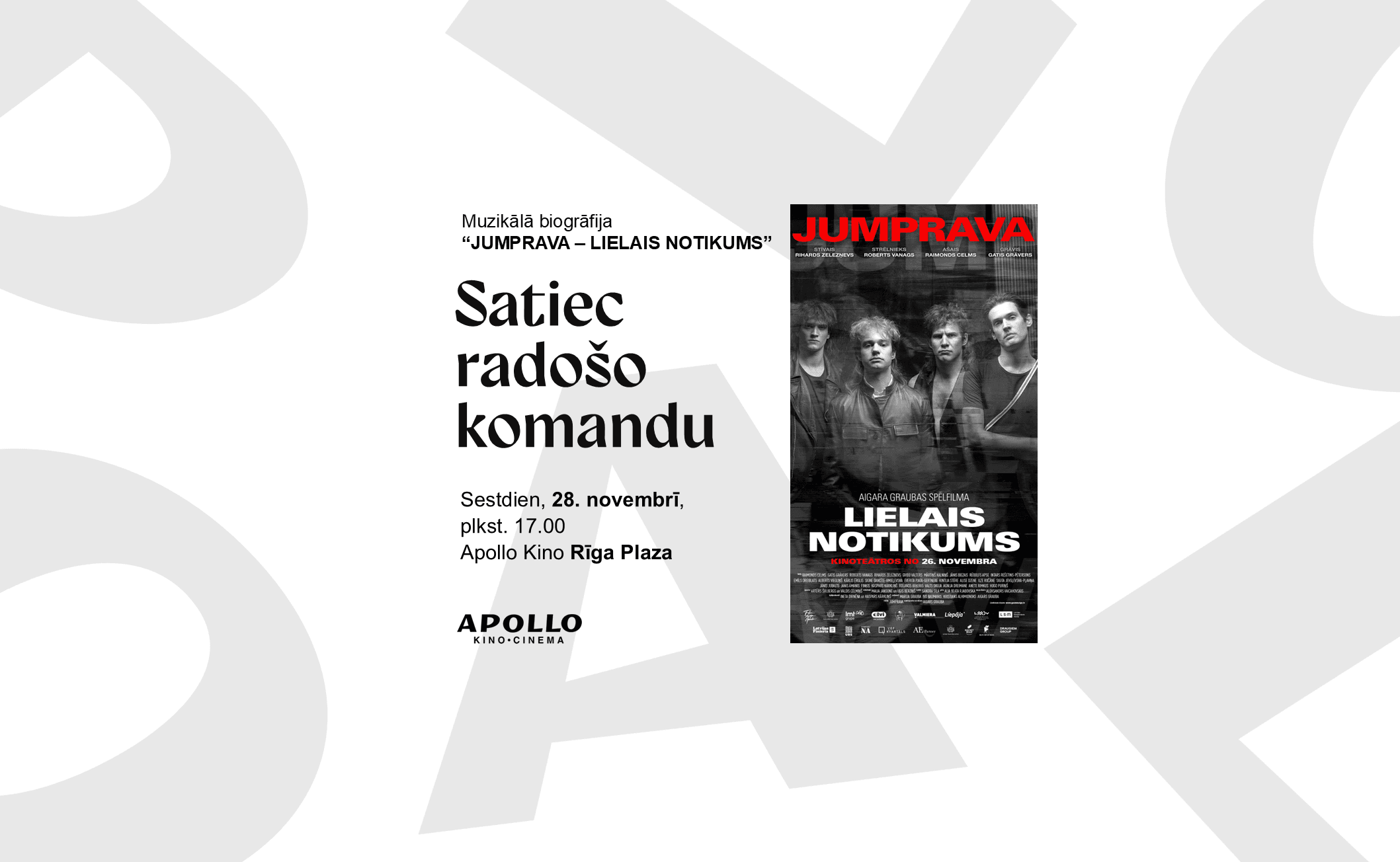 Tikšanās ar filmas "Jumprava" komandu